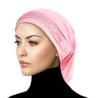 Women's Luxor LYCRA Extra Long Tube Undercap Hijab Beanie Fashion