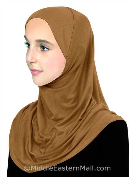 Pre-Teen Girl's Cotton Hijab 1 piece Hijabs CLOSEOUT CLEARANCE