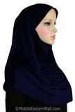 Wholesale Set of 6 Ruched Cascade Hijabs 1 piece Lycra Amira