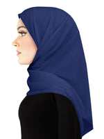 royal blue Salma Chiffon Square Scarf Hijab
