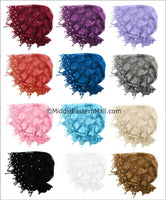 Wholesale 1 Dozen  Salma Hijab Lace Cap in 12 Colors