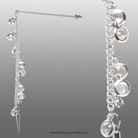 Serene Hijab Pin  # 7 in Clear White - MiddleEasternMall