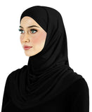 JUNIOR SIZE  2 piece COTTON Amira Hijab Head Scarf Women's hijab