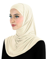 Winter Warm COTTON Amira Hijab 2 piece Head Scarf Women's/Junior Petite size