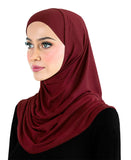 Khatib 2 piece COTTON Amira Hijab Head Scarf