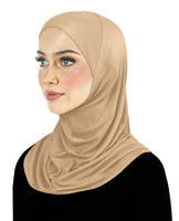 SAMALL  COTTON Amira Hijab 1 piece Headscarf FOR TEENS