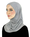 SAMALL  COTTON Amira Hijab 1 piece Headscarf FOR TEENS