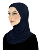 Winter Warm Women's Petite Small COTTON Amira Hijab 1 piece Headscarf