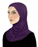 Winter Warm Women's Petite Small COTTON Amira Hijab 1 piece Headscarf